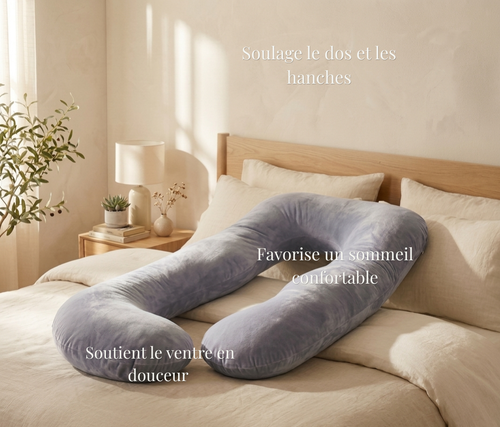 Coussin de grossesse Elunia - Confort enveloppant