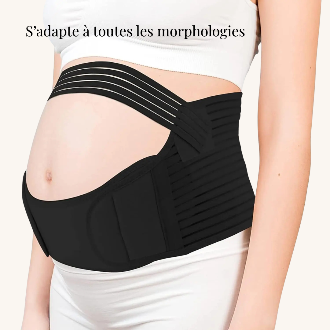 Ceinture de grossesse ajustable - Maintien confortable du ventre et du dos - Elunia