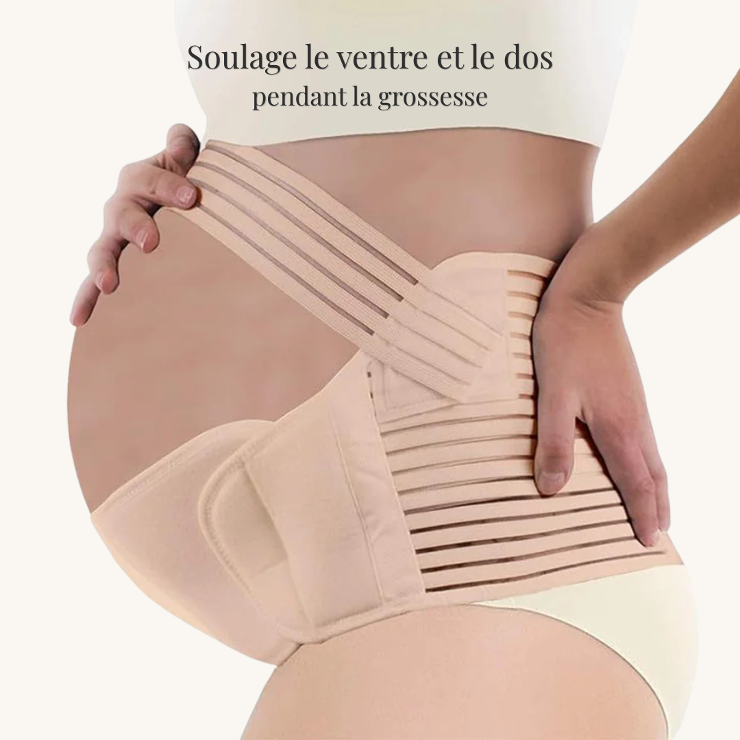 Ceinture de grossesse ajustable - Maintien confortable du ventre et du dos - Elunia
